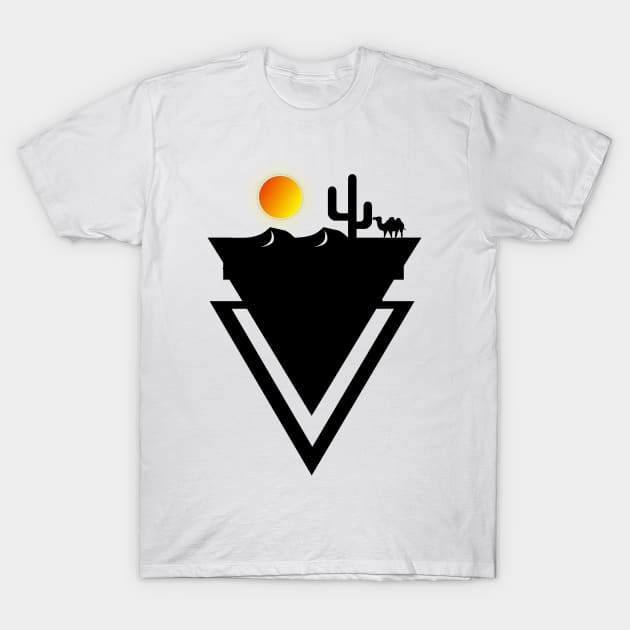 DESERT TRIANGLE T-Shirt by SAMUEL FORMAS